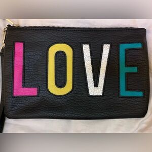 Juicy Couture Pink Lined Clutch